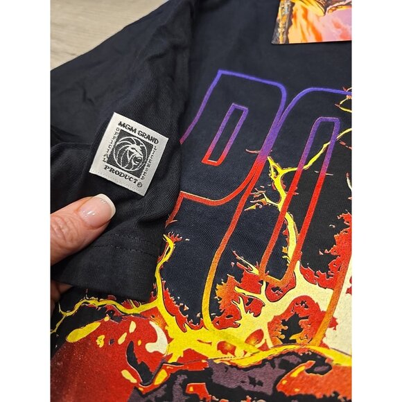 Vintage Deadstock 90s mike tyson mathis boxing t-shirt 1995 With Tags Las Vegas - Picture 5 of 13